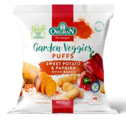 Orgran Puff Sweet Potato 20g - Beyond Best Before