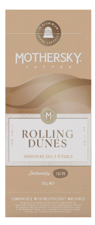 Mothersky Coffee Rolling Dunes 52g - A blissful blend of smooth, aromatic coffee beans that'll transport you to rolling dunes of flavor