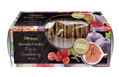 OB FINEST SPECIALTY CRACKERS FIG&CARANBE