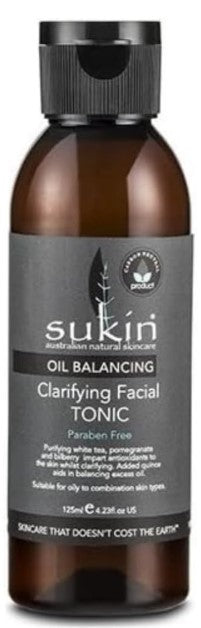 Sukin Clarifying Oil Balancing Facial Tonic 125ml