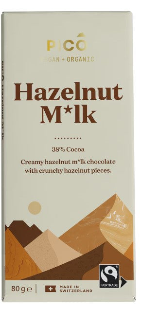 Pico Hazelnut Milk Chocolate 80g