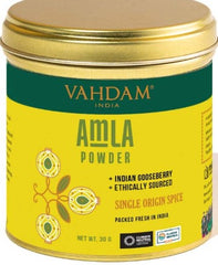 Vahdam Amla Powder Caddy 30g