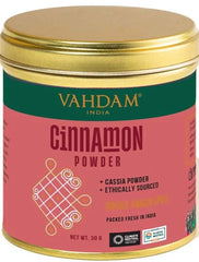 Vahdam Cinnamon Powder Caddy 30g