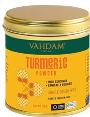 Vahdam Turmeric Powder Caddy 30g