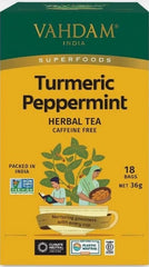 Vahdam Tumeric Peppermint 18Tea Bags 36g