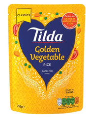 Tilda Microwave Golden Vegetable Rice 250g