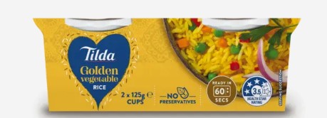 TILDA CUPS Golden Vegetable 250g