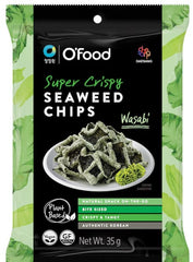 OFood Seaweed Chips Wasabi 35g