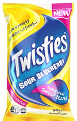 Twisties Blue Tongue Sour Blueberry Snacks 80g