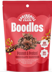 Springhill Farm Boodles Peanut Pretzel Choc Clusters 30g
