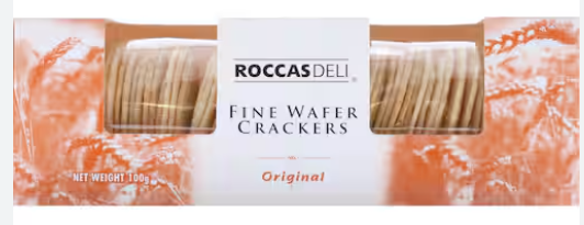 Roccas Deli Fine Wafer Cracker Original 100g