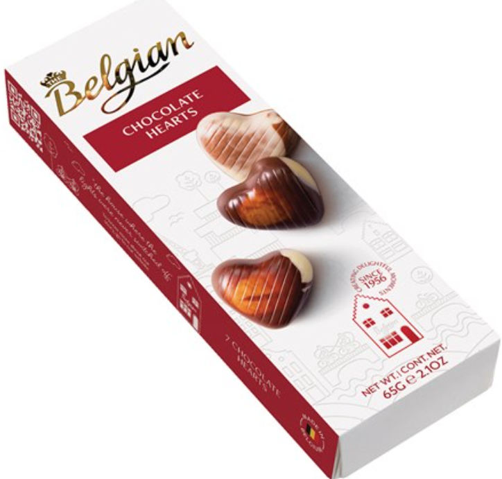 The Belgian Chocolate Heart 65g