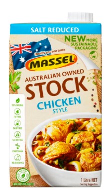 Massel Salt Reduced Liquid Chicken Stock 1L