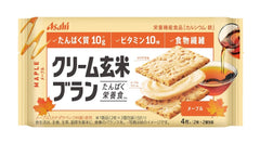 [bundle buy] 2 x72g  Asahi Cream Brown Rice Bran Maple