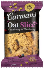 Carman's Cranberry & Blueberry Oat Slice 70g