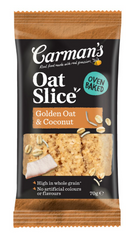 Carman's Golden Oat & Coconut Oat Slice Bar 70g