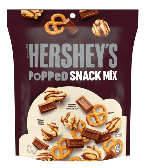 Hershey Popped Snack Mix 226g
