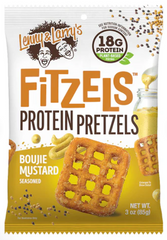 Lenny & Larry's Fitzels Protein Pretzels Boujie Mustard 85g