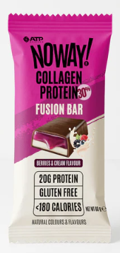 Noway Berries&Cream Collagen Protein Fusion Bar 60g