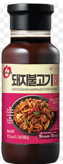 O'Food Korean BBQ Sauce Gochujang Marinade For Pork 500g