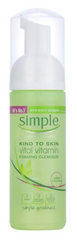 Simple Kind To Skin Foaming Cleanser Vital Vitamin 150ml