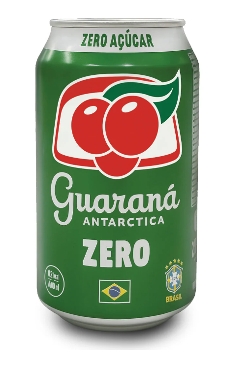 [BUNDLE BUY] Guarana Antarctica Zero Can Drink 2x330ml