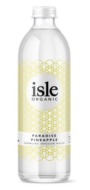 Isle Organic Sparkling Drink Paradise Pineapple 350ml