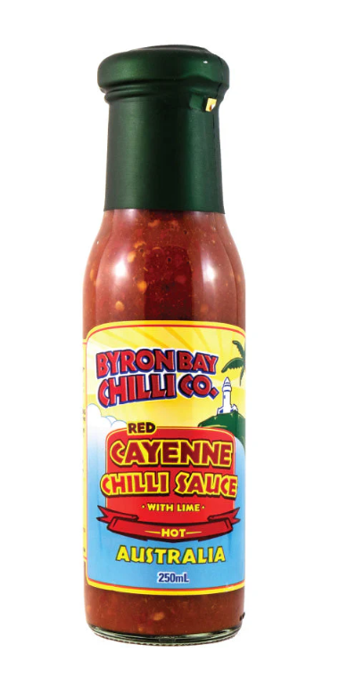 Byron Bay Chilli Red Cayenne Sauce 250ml