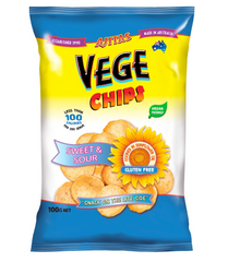 Vege Chips Sweet & Sour 100g