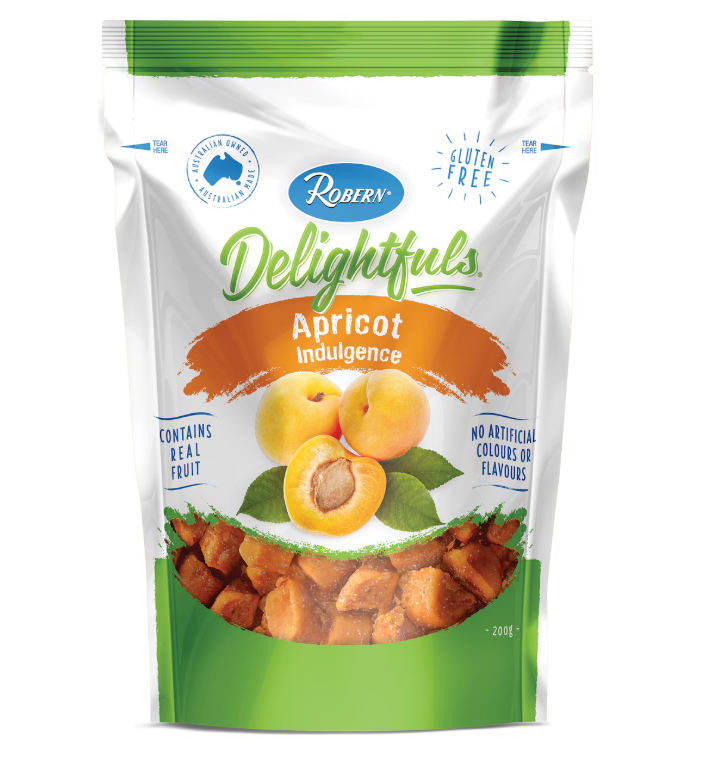 Robern Delightfuls Apricot Indulgence Fruit Snack 200g