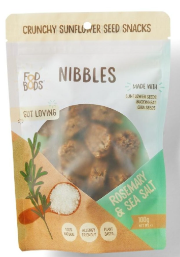 Fodbods Nibbles Rosemary & Sea Salt 100g