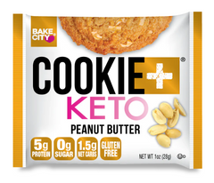 [BUNDLE BUY] Bake City Keto Cookies Peanut Butter 2x28g