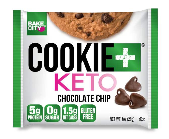 [BUNDLE BUY] Bake City Keto Cookies Chocolate Chip 2x28g