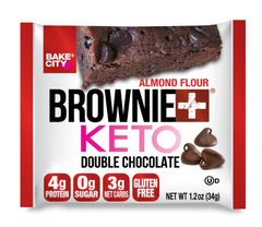 [BUNDLE BUY] Bake City Keto Brownie Almond Flour Double Chocolate 2x34g
