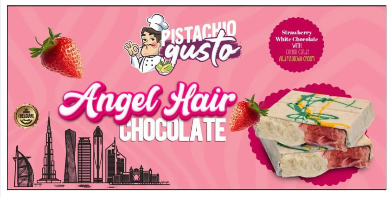 Pistachio Gusto Dubai Chocolate Angel Hair 200g