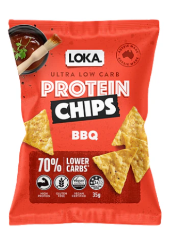 Loka BBQ Protein Chips 35g