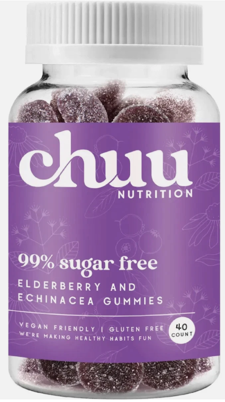 Chuu Nutrition Elderberry And Echinacea Gummies - 40pc