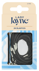 Lady Jayne Black Elastics 24pk