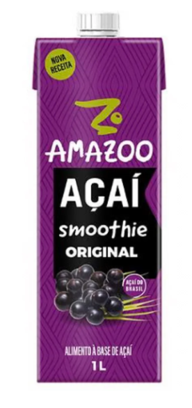 Amazoo Acai Original Smoothie Zero 1L
