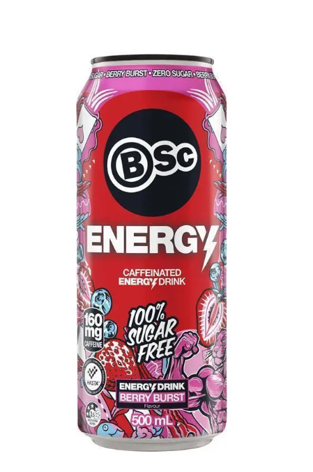 BSc Energy Sugar Free Berry Burst 500ml