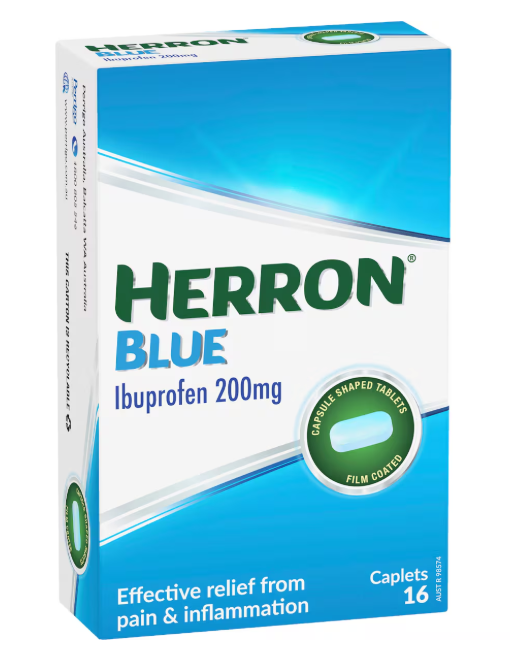 Herron Blue Ibuprofen 16pk