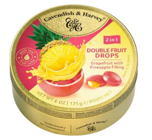 Cavendish&Harvey Fruit Drop Grapefruit w Pineapple 175g