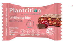 [BUNDLE BUY] Greenback Plantrition Wellbeing Bite Berry Crunch Bars 2x30g