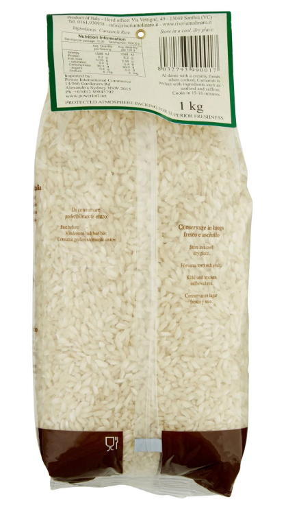 Riseria Molinaro Carnaroli Rice 1kg