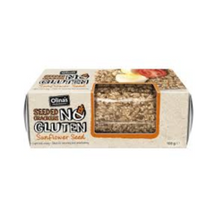 Olinas Seeded Crackers No Gluten Sunflower Seed 100g