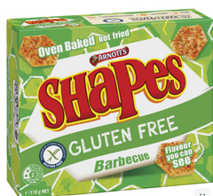 Arnotts Gluten Free Shapes Cracker Biscuits Barbecue 110g