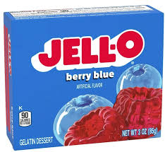 Jell-O Berry Blue Gelatin Dessert 85g