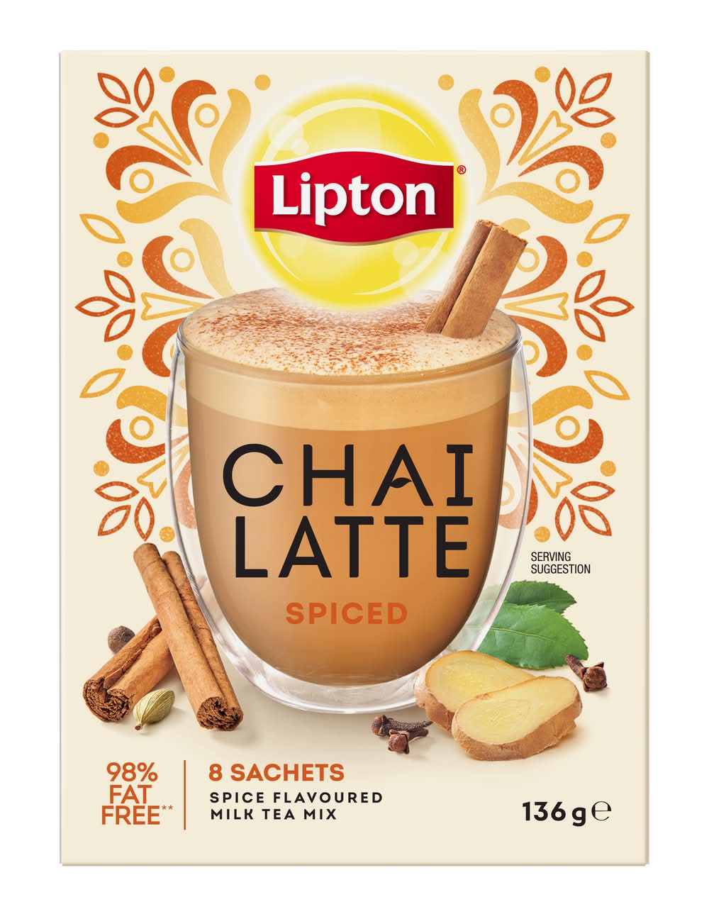 Lipton Chai Latte Spiced 136g