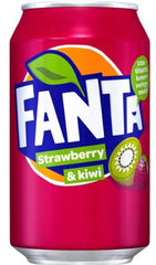 EU Fanta Strawberry & Kiwi 24x330ml [pick up NEWTOWN only]