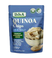 DJ&A Quinoa Chips Sea Salt 120g
